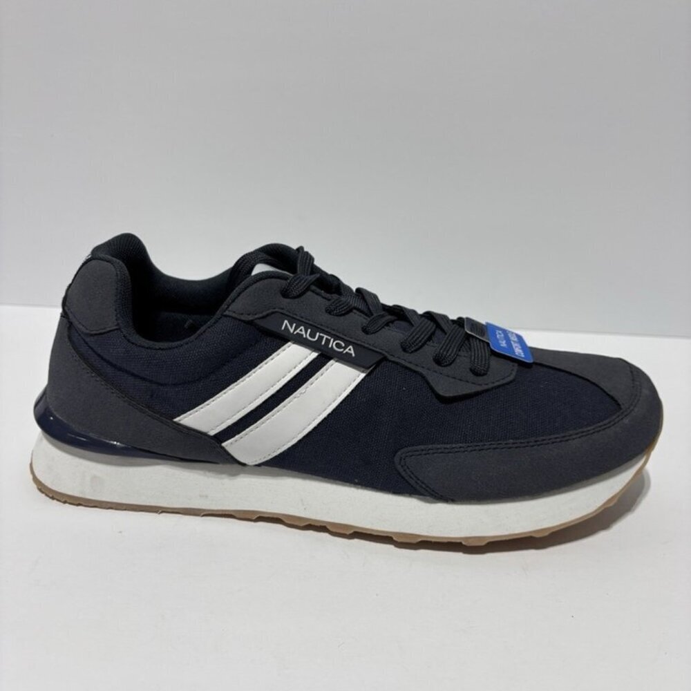 Nautica Men’s Dunley Navy Lace-Up Sneakers, Size 10 M